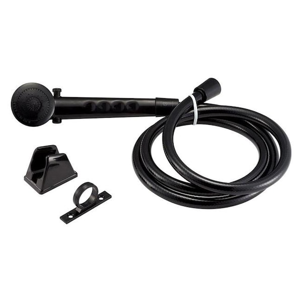 Dura Faucet Dura Faucet D6U-DFSA130BK RV Shower Head & Hose; Black D6U-DFSA130BK - main